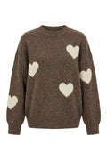 Zella Heart Knit  | Light Maroon – nedsat