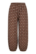 Flowy Polka dot pants | Dark Brown | Bukser fra Atelier C – nedsat