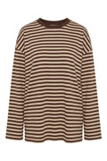 Soft Striped Long Sleeve | Brown – nedsat