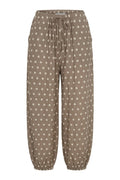 Flowy Polka dot pants | Taupe | Bukser fra Atelier C – nedsat