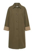 Riko Bora Trenchcoat | Olive Night | Jakke fra Mos Mosh – nedsat