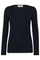Bouch O-neck Knit | Black | Strik fra Mos Mosh