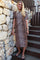 Alma Ss Twist Dress | Lux Leo Red Heart | Kjole fra Liberté