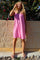 Alma Kurzes Trägerkleid | Rosa Wassermelone | Alma von Liberty