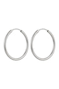 Simple Hoops Medium | Sølv | Øreringe fra Birdsong