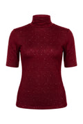 Tammi Ss Blouse | Bordeaux