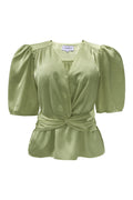 Tiki Ss Twist Blouse | Mint | Bluse fra Liberté – nedsat