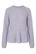 Thora O-Neck Frill Knit | Eventide | Strik fra Mos Mosh – nedsat
