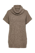 Turtleneck sweater | Brown | Strik fra Atelier C