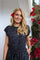 Alma U Tshirt | Black Grey Lace | TShirt fra Liberté