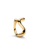 Lotus Huggie | Vergoldet | Ohrringe von Maria Black