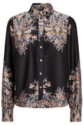 Wennise Ls Shirt | Black Paisley | Skjorte fra Liberté – nedsat