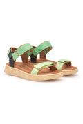 Line | Apple Green Multi | Sandaler fra Woden – nedsat