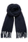 Lorraine Soft Scarf | Black | Tørklæde fra Black Colour