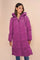 Nova Square Daunenmantel | Vivid Viola | Jacke von Mos Mosh