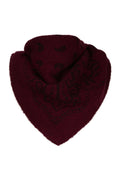 Adelina Paisley Knit Scarf 169506 | Wine | Neo Noir