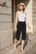Carla Capri pants | Sort | Shorts fra Avery