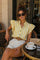 Emmy Stripe Top | Yellow Stripe