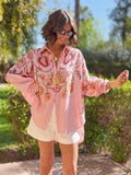 Mina Cotton Shirt | Rose