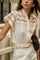 Gemma Dotted Blouse | Beige