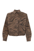 Ofelia Shirt Jacket 41346 | Espresso | Black Colour – nedsat