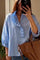Domi Frill Shirt | Blå | Skjorte fra Atelier C