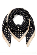 Dottie Square Scarf | Black – nedsat