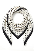 Dottie Square Scarf | White – nedsat
