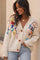 Ariella Floral Knit | Ecru