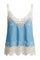 Tank Top mit Stickerei SP3548 | Blau | Top von Lisen