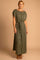 Nataline long dress | Grape Leaf | Kjole fra Gustav