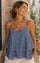 Chianni Gingham top | Navy