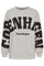 Hibiscus Sweatshirt | Grey/Black | Sweatshirt fra Marta du Chateau