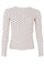 Jennie Dotted Mesh Blouse | Cream | Bluse fra Black Colour