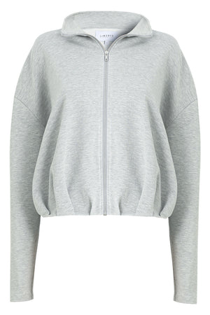 Henne Baloon Jacket | Grey Melange | Jakke fra Liberté