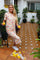 Alma Tshirt Dress | Creamy Peach Flower | Kjole fra Liberté
