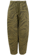 Ofelia Barrel Pant 41345 | Army | Black Colour – nedsat