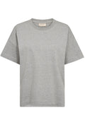 Carol Tee 205697 | Light Grey Melange | T-Shirt fra Freequent – nedsat