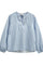 Zella Blouse 207422 | Vista Blue W. Moonbeam | Bluse fra Freequent