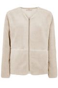 Teddy Jacket 207623 | Moonbeam | Jakke fra Freequent – nedsat