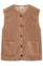 Teddy Waistcoat | Desert Taupe | Vest fra Freequent