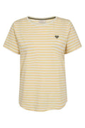 Mian Tee 208288 | Star Off-White W. Golden Haze | T-Shirt fra Freequent – nedsat