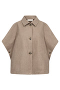 Yanna Cape 211554 | Silver Mink Melange | Cape fra Freequent – nedsat