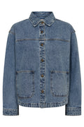 Kalia Jacket 211616 | Medium Blue Denim | Jakke fra Freequent – nedsat