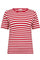 Liana Tee 211647 | True Red W. Star Off-White | T-Shirt fra Freequent