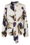 Zila Blouse | Moonbeam w. Nightshade | Bluse fra Freequent – nedsat