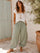Flowy Gingham pants | Kaki