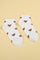 Braune Ines Hearts | Socken von By Timm