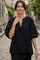 Penelope Puff Shirt | Black