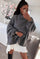 Oversize Knit PU-971-1 | Dark Gray | Strik fra Avery
